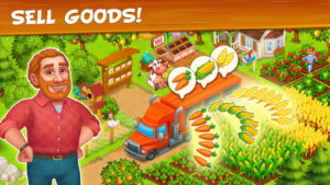 Farm Town: Happy farming Day & food farm game City
