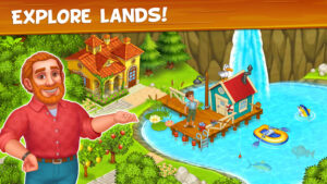 Farm Town: Happy farming Day & food farm game City